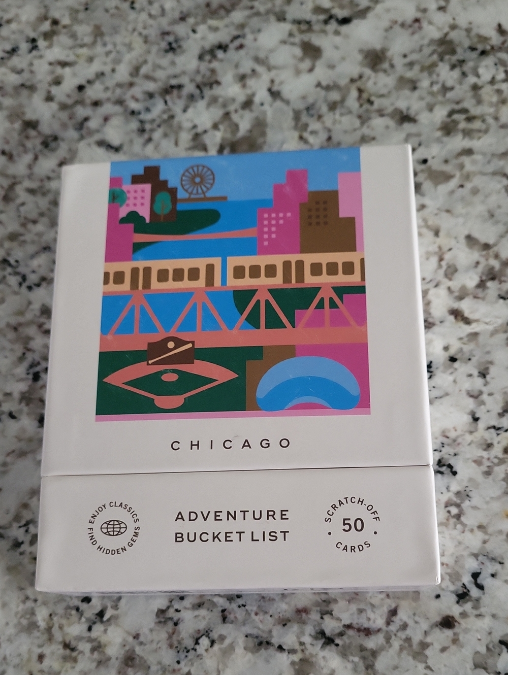 Adventure Bucket List Chicago Scratch-Off Cards.  Great For Experiencing Chicago